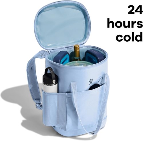 Hydro Flask Cooler Backpack - Insulated Soft Cooler with 20L Capacity | Botanical Bliss Green