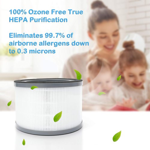 Flintar Vista 200 Replacement Filter, Compatible with LEVOIT Vista 200 Air Purifier Only, H13 Grade HEPA and Activated Carbon Filter Replacement, Part # Vista 200-RF, 2-Pack