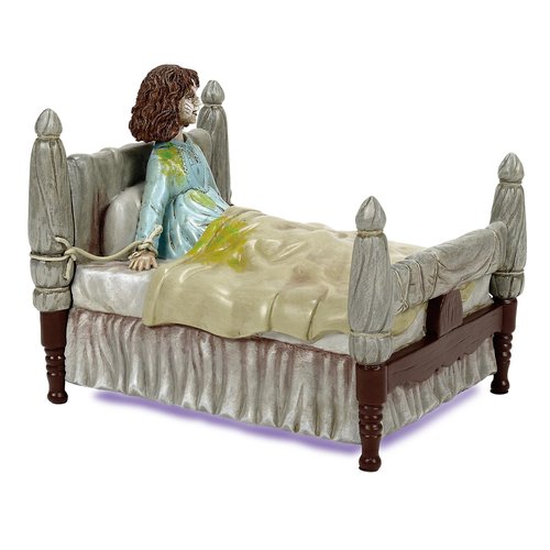 Department 56 Fright Avenue Village Accessories The Exorcist Regan Possessed Lit Animated Figurine, 4 Inch, Multicolor