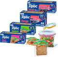 Ziploc Storage Bags Variety Pack - 190 Count | Includes Gallon, Quart, Sandwich & Snack Sizes