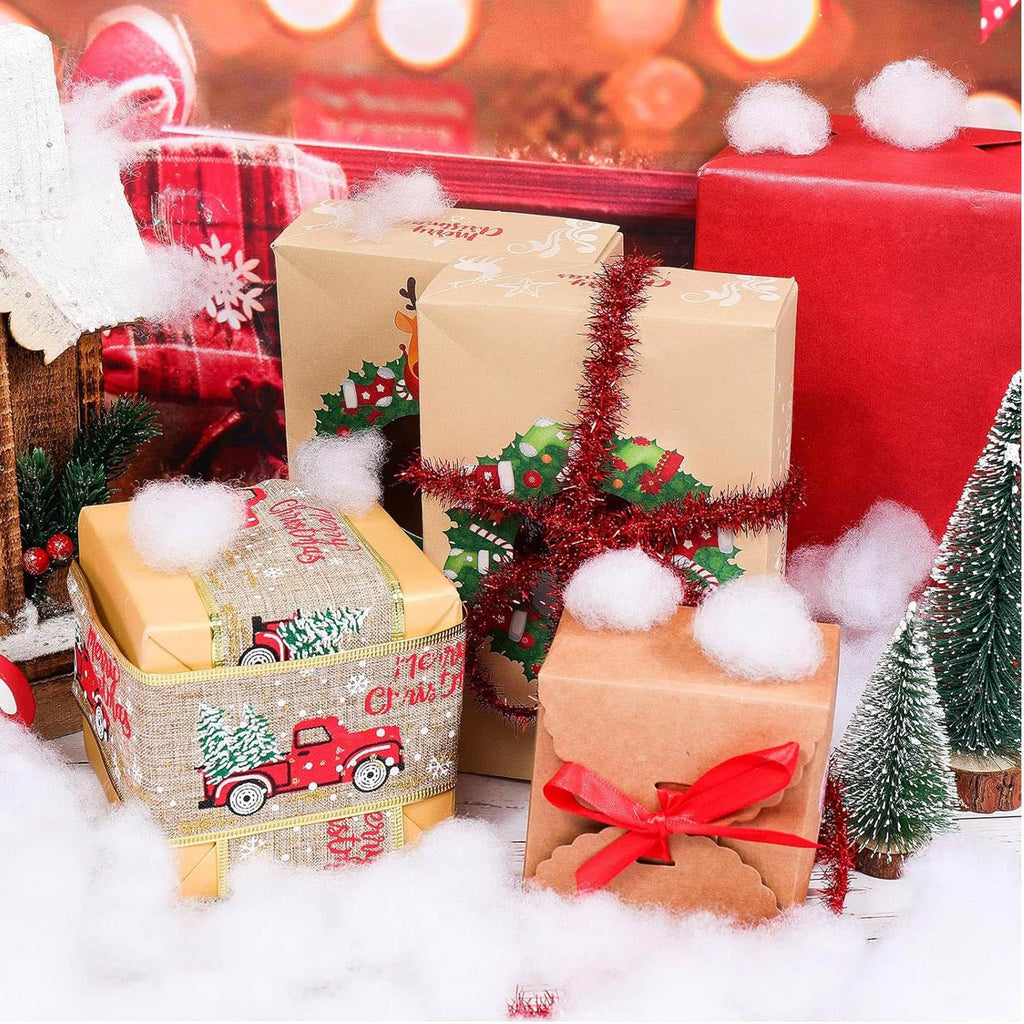 Shappy 70.55 Ounce/ 2000 g Christmas Fake Clouds Snow Decoration Artificial White Cloud Fiber Faux Fluffy Snow Indoor Soft Artificial Fake White Cotton Winter Craft Decor Xmas Tree Village Displays