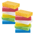 JOYMOOP Dish Sponge Scrubber, Cellulose Sponges Kitchen for Non-Scratch Washing Dishes, Household Cleaning Scrub Natural Sponge, Pack of 12 Colorful Sponges