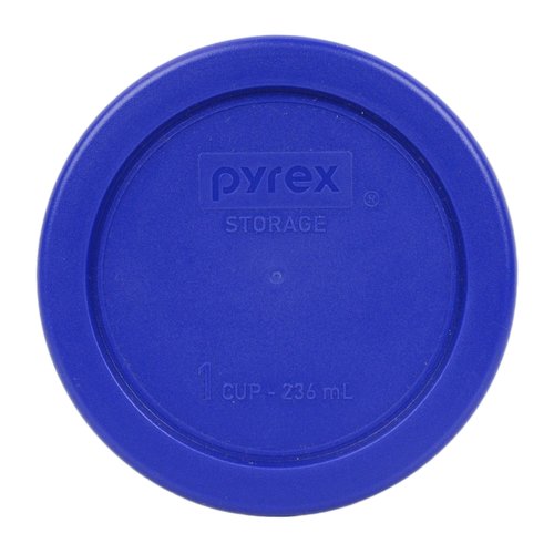 Pyrex (3) 7202-PC 1-Cup Cadet Blue, (3) 7200-PC 2-Cup Blue, (2) 7201-PC 4-Cup Cadet Blue, & (2) 7402-PC 6/7-Cup Blue Lids - Made in USA