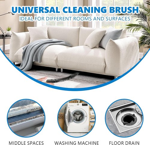 Full-Bristle Dryer Vent Cleaner Brush - Flexible Lint Removal Tool for Deep Cleaning | 27.95 Inches