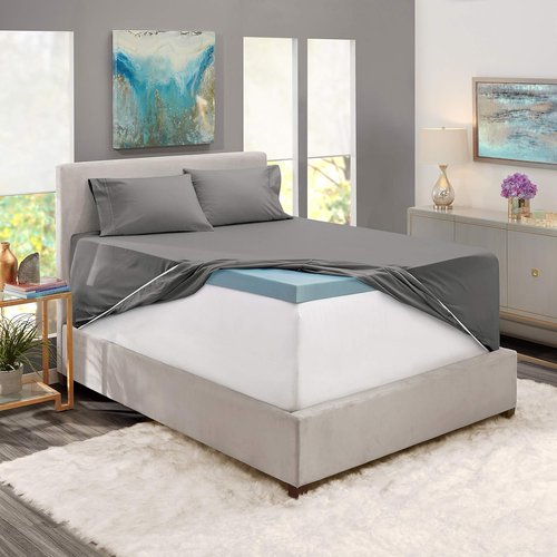 Hearth & Harbor Queen Sheet Set - Extra Deep Pocket for Mattresses 18-24 Inches - 6-Piece Grey Set