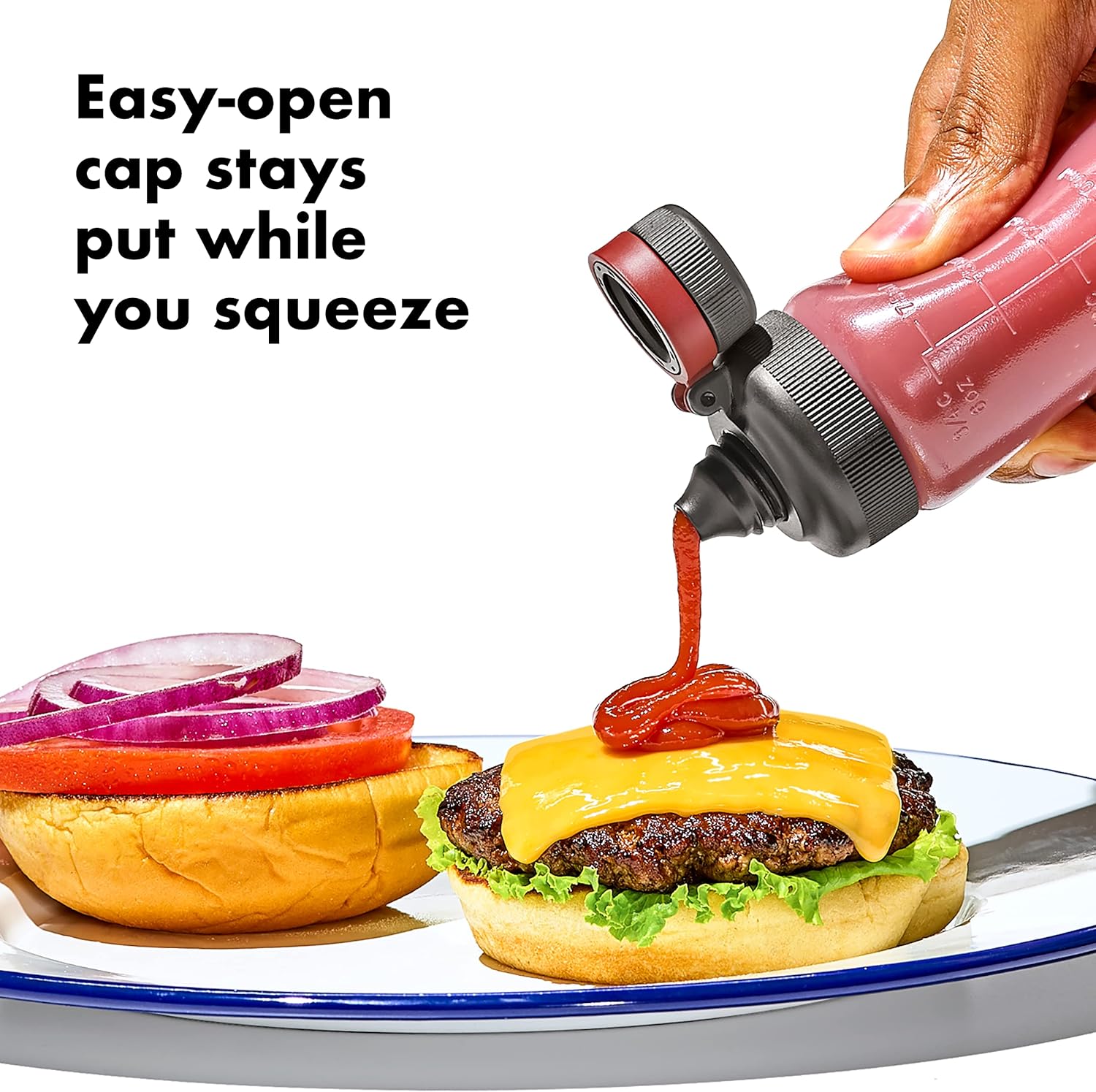 OXO Squeeze Bottle Set - Leakproof Design for Outdoor Adventures | Perfect for Camping & Hiking