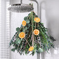 DomeStar Eucalyptus for Shower with Lavender, 15–17'' Mixed Stems (1 Pack) – Dried Orange Slices & Hook, Bathroom Hanging Decor, Spa Gift, DIY Christmas Wreath/Sachet