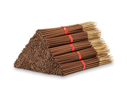 500 Unscented Incense Sticks 11" Bulk - 100% Natural Joss and Bamboo Punk Blanks - Great for DIY Aromatherapy Incense Making.