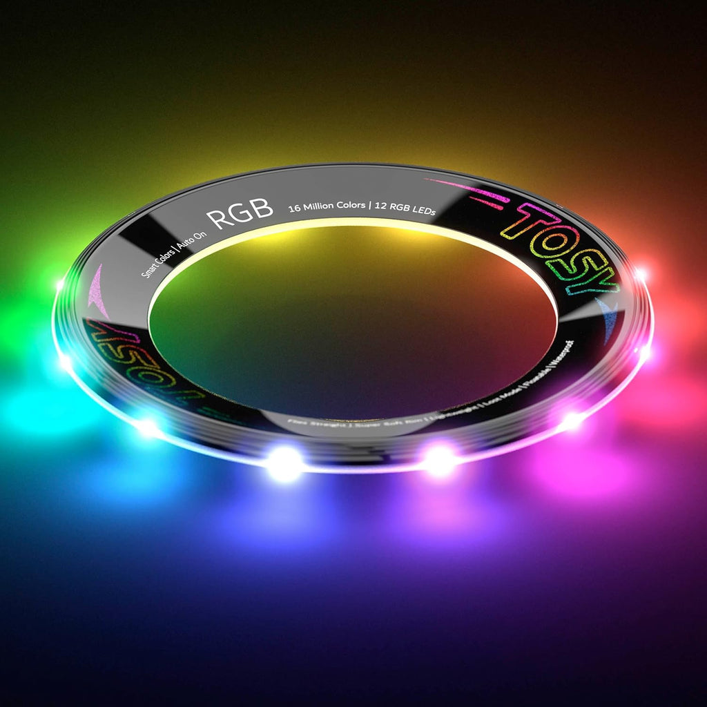 TOSY Flying Ring - Super Bright RGB LED Toy with Lost Mode | Waterproof Fun for Kids & Teens