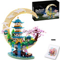 Chinese Moon Palace Micro Building Blocks Set - 4288 PCS Cherry Blossom Bonsai Tree Model for Adults & Teens | Creative Gift