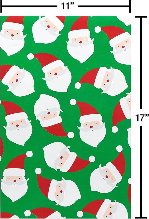 American Greetings Christmas Gift Boxes - Festive Designs with Lids, Assorted Sizes (6 Medium & 4 Large)