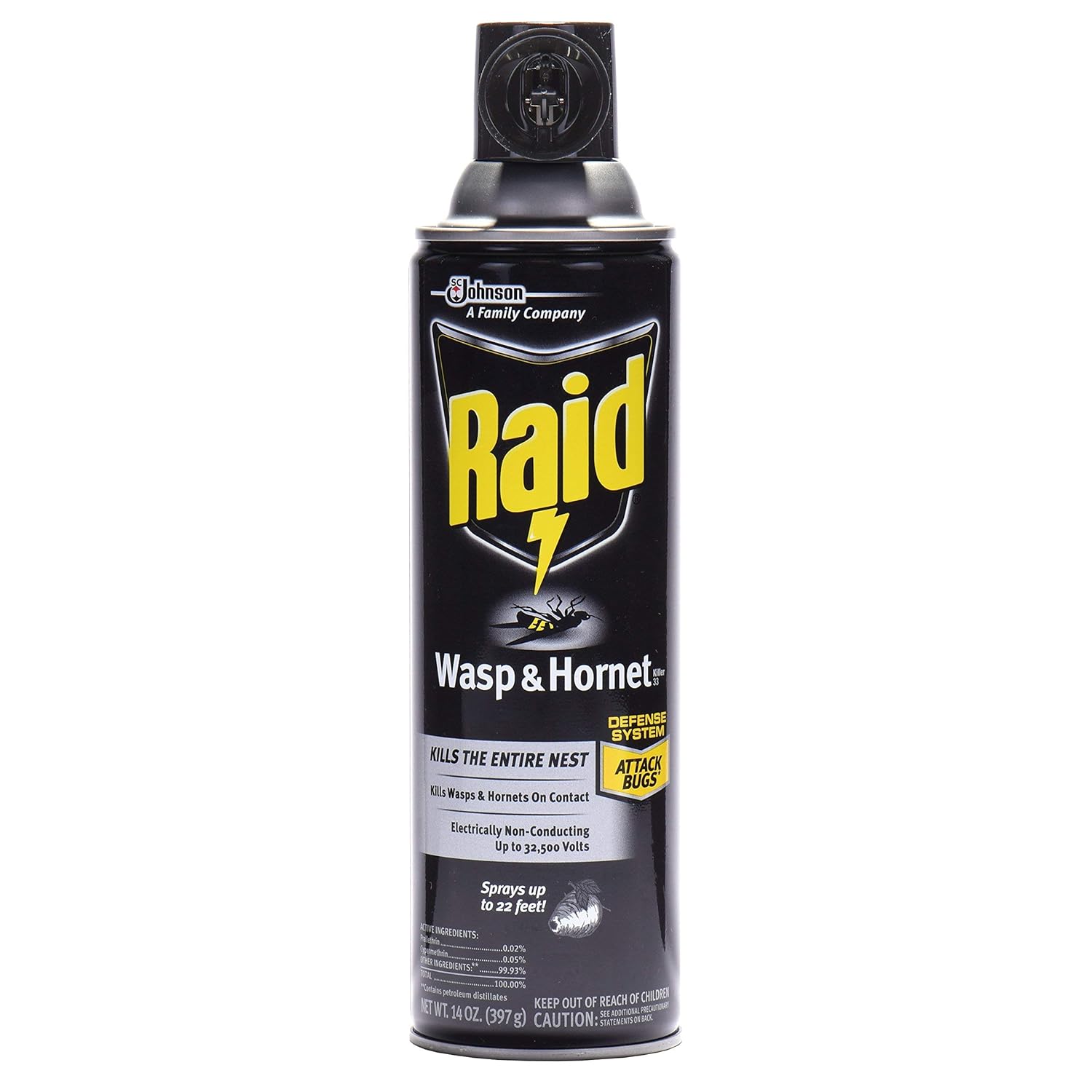 Raid Wasp Hornet Killer Spray - Effective Insect Control | 14 Ounce Pack of 4