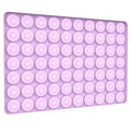 Tadonyny Daisy Flower Chocolate Silicone Molds, Gummy Candy Molds for Cake Decorations, Fondant Mold Silicone with Scraper (flower purple molds 002)
