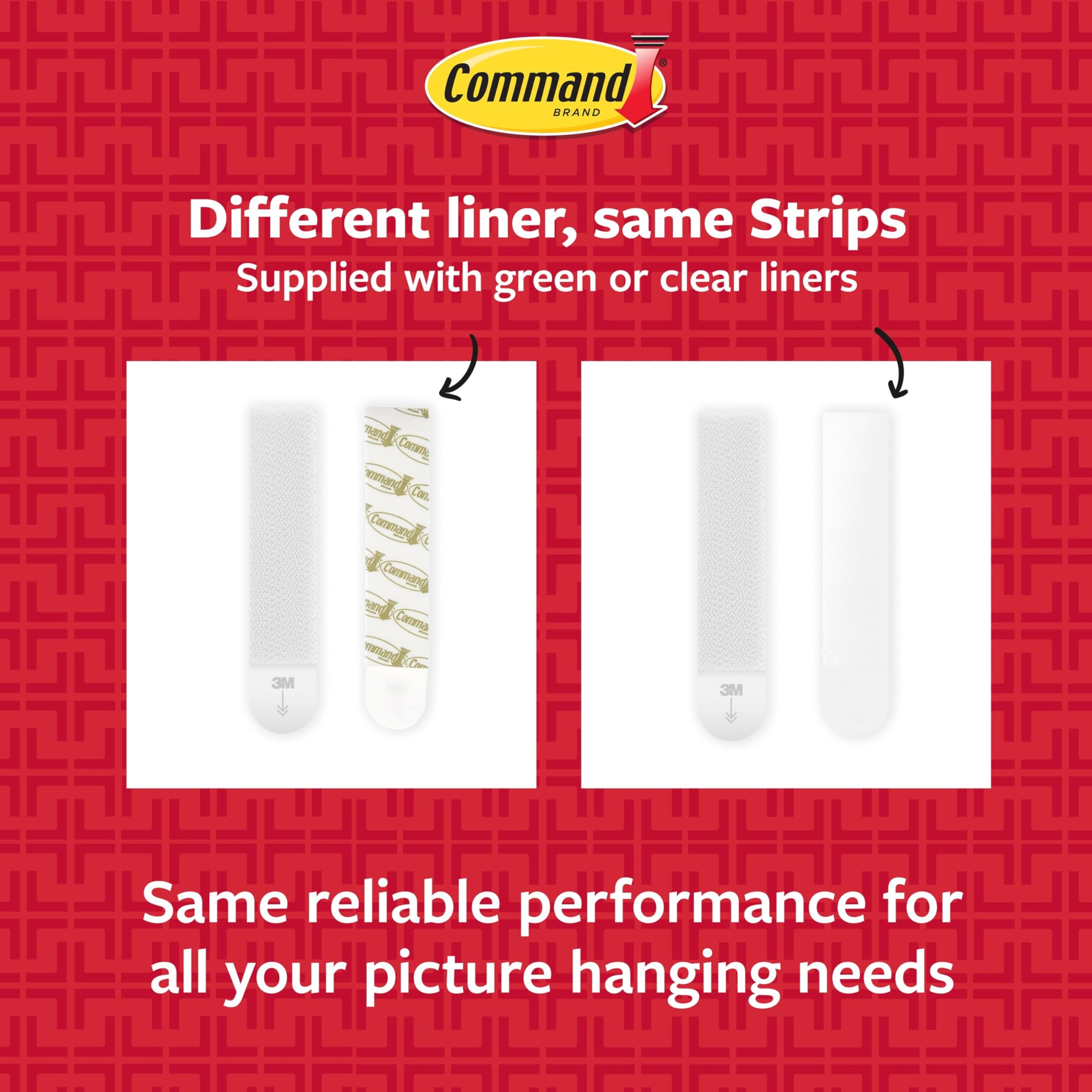 Command 20, 15, & 5 lb X-Large, Large, and Medium 16 Pairs Picture Hanging Strips (32 Strips), Damage-Free Hangers for Picture Frames, No Tools Required, Great for Home Room Wall Decor, White Adhesive