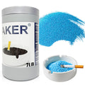 VNAKER Ashtray Sand, Smokers Station Refill Sand 7Lb, Washable and reusable Silica Ash Tray Sand for Indoor and Outdoor Facilities (Blue)