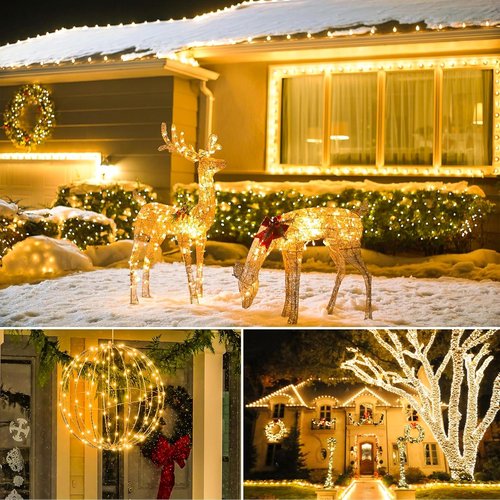 Mlambert Fairy Lights - 33FT Battery Operated with Remote & Timer | Waterproof 100 LEDs for Indoor & Outdoor Decor