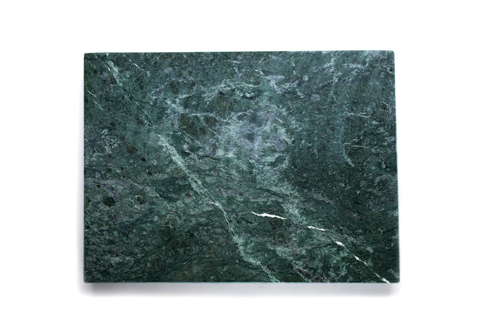 Fox Run Marble Pastry Board, Green, 12" x 16" x 0.5"