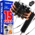 Holikme 15 Feet Dryer Vent Cleaner Kit - Lint Remover with Synthetic Brush Head | Use with or Without Power Drill