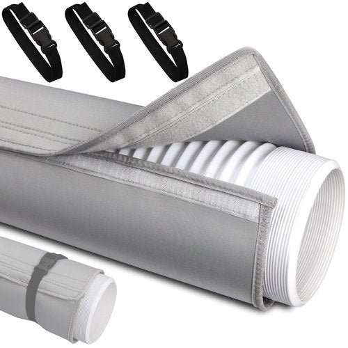 Portable Air Conditioner Hose Cover, Portable AC Hose Duct Vent Insulation Sleeve AC Hose Insulated Cover Wrap for 5" & 5.9" Diameter AC Exhaust Hoses Tube for Heat Reduction