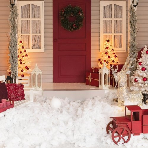Aodaer Christmas Fake Snow Decor 1000g Artificial Snow Decorations Fluffy Soft Cotton Fake Snow Indoor Fiber Snow for Christmas Tree Holiday Table and Winter Mantle Village Display Outside