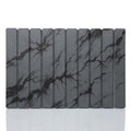 Mu'min-Foldable Stone Bath Mat – Diatomaceous Earth Shower Mat with Non-Slip Rubber Base – Quick Dry, Ultra Absorbent Bathroom Mat – Modern & Minimalist Design – Easy to Clean (23. x 15.5)