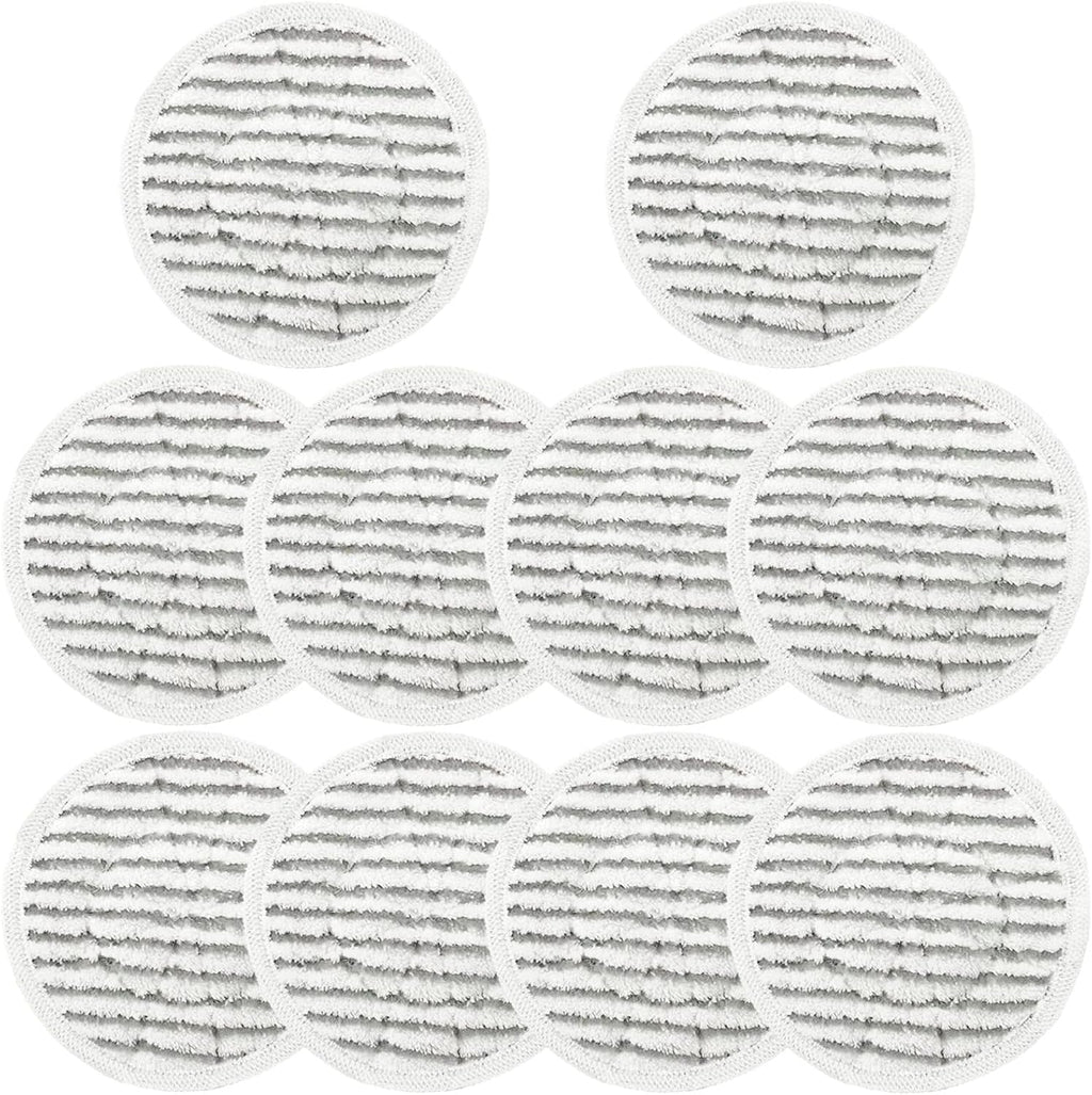 Shark S7001 Replacement Steam Mop Pads - 10 Pack All-in-One Scrubbing Pads for S7000 Series