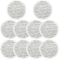 Shark S7001 Replacement Steam Mop Pads - 10 Pack All-in-One Scrubbing Pads for S7000 Series