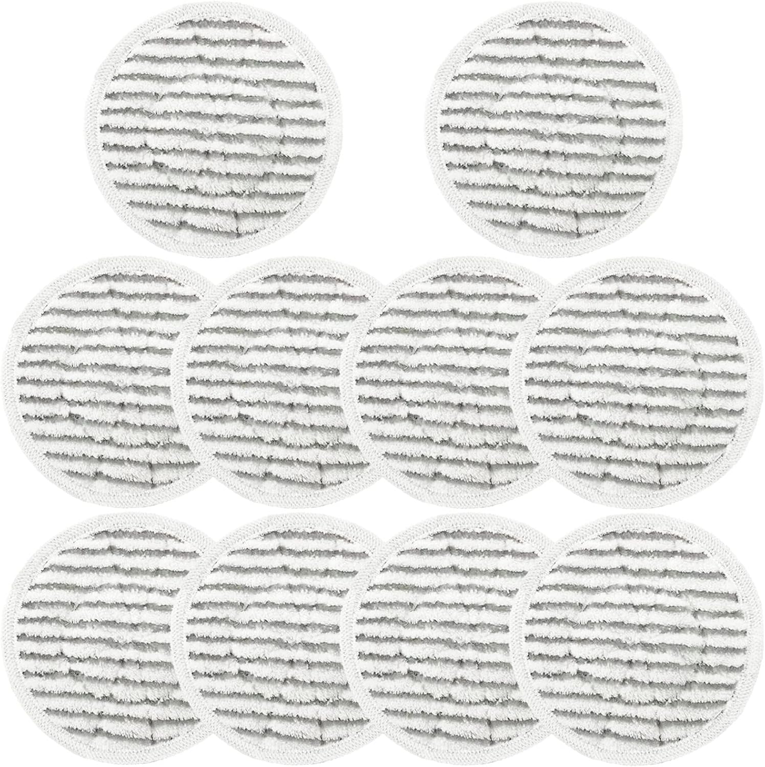 Shark S7001 Replacement Steam Mop Pads - 10 Pack All-in-One Scrubbing Pads for S7000 Series
