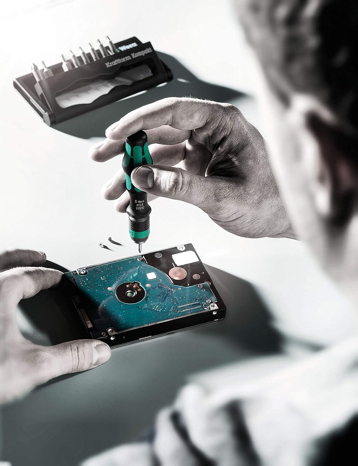 WERA Kraftform Kompakt 10 - 10-Piece Precision Screwdriver Set for Ultimate Versatility