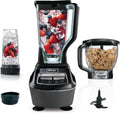 Ninja Kitchen System - All-in-One Food Processor & Blender for Smoothies | Includes Pitcher, Travel Cup & 8-Cup Bowl | Perfect for Salsa, Dough & Frozen Drinks | 120 Volts | Black | BL770AMZ