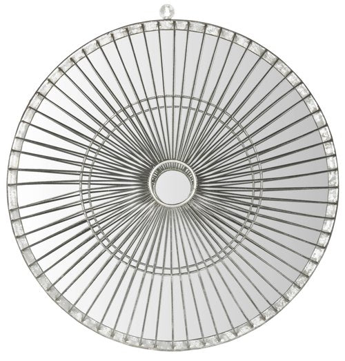 SAFAVIEH Home Collection Gemini Silver Decorative Accent Mirror