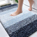 OLANLY Bathroom Rugs - Extra Soft Microfiber Mat | Quick-Dry, Machine Washable, 36x24, Navy Blue