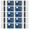 UMLIFE 10 pcs AHT20 I2C Temperature and Humidity Sensor Module high-Precision Humidity Sensor Probe DHT11 AHT10 Upgraded Version for Arduino