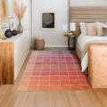 Skiennix Mid Century Modern Ombre Rug - Colorful 6x9 Washable Area Rug for Living Room & Nursery
