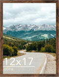 Deep Brown 12x17 Picture Frame by [Brand Name] - Versatile Wall Hanging for Horizontal or Vertical Display