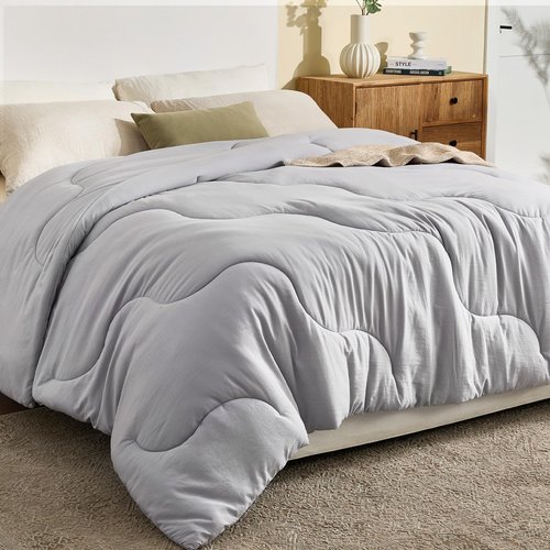 Queen Size Comforters Duvet Insert,Soft Down Alternative with Corner Tabs,Quilted Comforters for All Seasons,Machine Washable, Queen 88 x 88 Inches