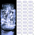 BTFarm LED Fairy Lights - 30 Pack Battery Operated Twinkle Lights | 7FT Silver Wire for Mason Jars & Parties