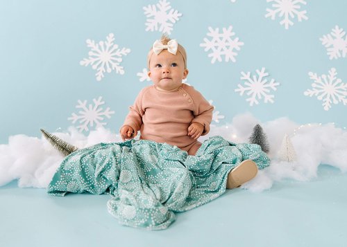 Copper Pearl Large Premium Knit Baby Swaddle Receiving Blanket Jane