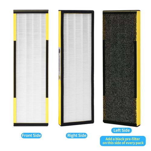 FCFMY 6 Packs FLT4825 H13 True HEPA Replacement Filter B Compatible with AC4300BPTCA, CDAP4500BCA, AC4825, AC4850PT, AC4820, AP2200CA Air Cleaner Purifier