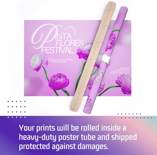 BillyPrint Custom Poster Prints - Personalized Waterproof Vinyl Wall Art | 8.5x11in Size