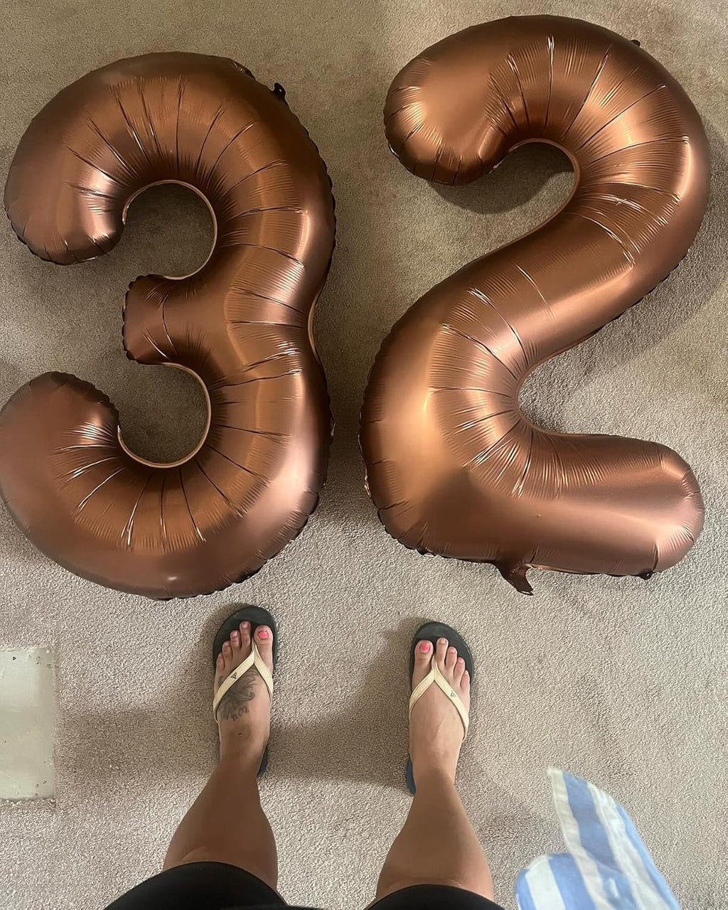 Number 12 Balloon - Dark Brown 40 Inch | Perfect for 12th Birthday Celebrations & Party Decor