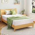 EGOHOME Memory Foam Mattress - 10 Inch Medium Firm Support with Cooling Green Tea Gel | 75''L x 54''W, White