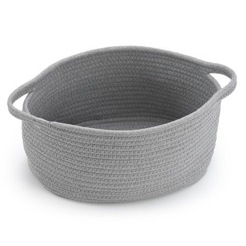 Happyiren Cute Woven Storage Basket - Versatile Decorative Organizer with Handle for Gifts & Toys