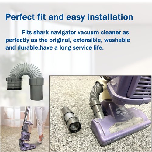 Dovlazm Vacuum cleaner hose Replacement Part for Shark Navigator Lift-Away NV350 NV356 NV355 NV352 NV351 NV356E NV357 NV360 UV440,6.7in length