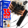 Holikme Dryer Vent Cleaner Kit - 35 Feet Flexible Lint Brush with Drill Attachment | Ideal for Duct Cleaning