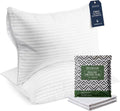 Beckham Hotel Collection Queen Size Pillows - Soft, Hypoallergenic Comfort | Set of 2