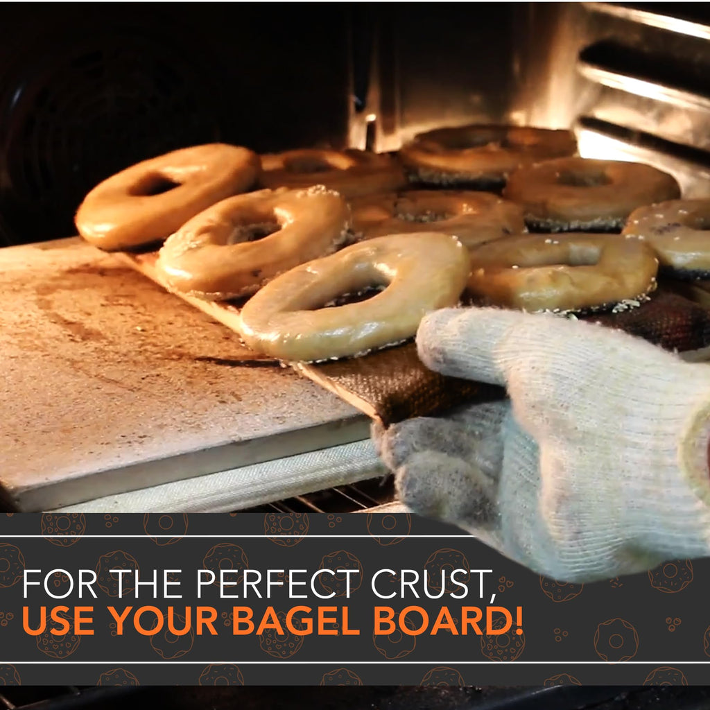 Bagel Baking Boards 2-Pack | 15.7 x 3.5 x 0.8" Burlap Covered Cedar Boards | Bagel Boards for Baking Bagels | Food Grade Burlap & Cedar| Perfect for New York Style Bagel Making