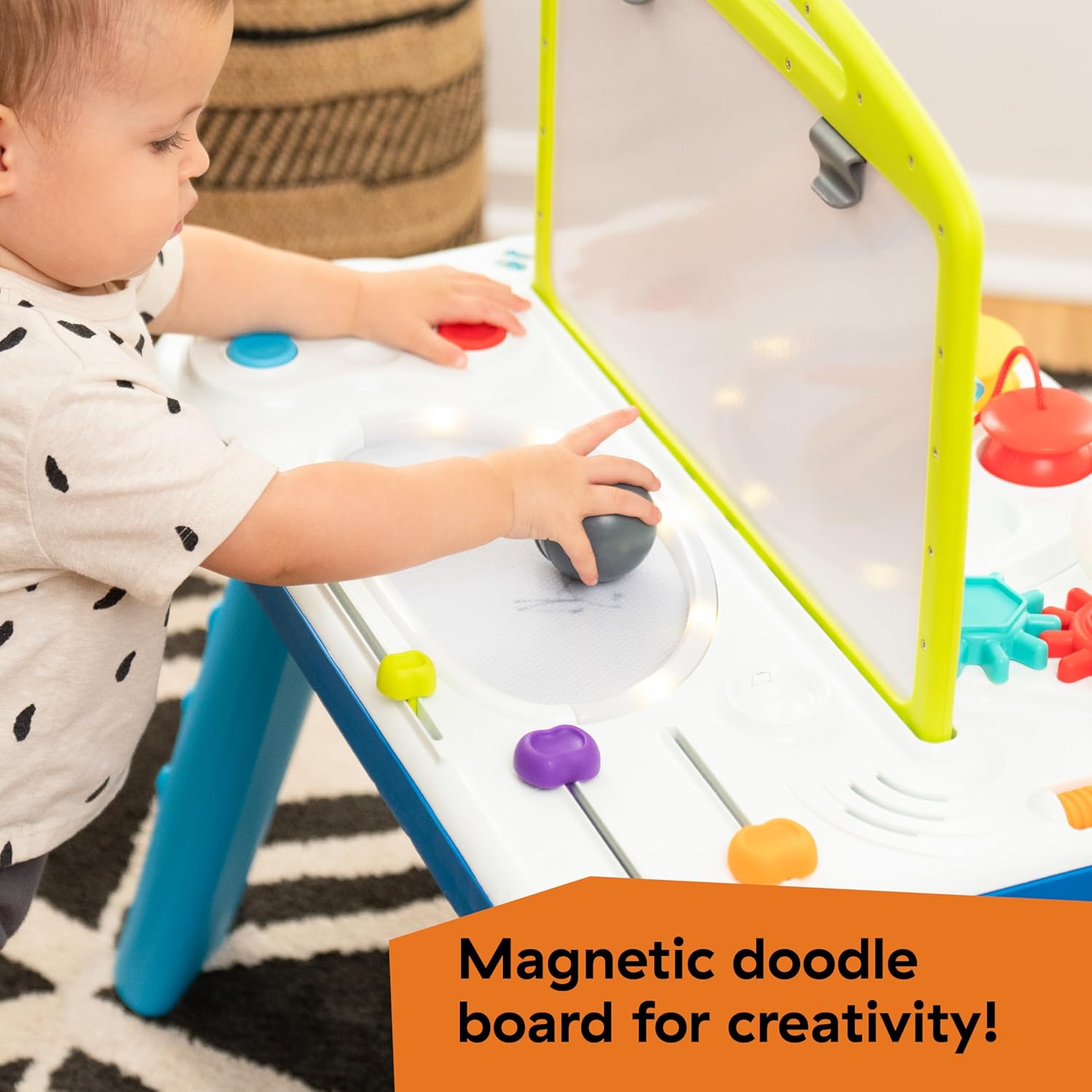 Baby Einstein Curiosity Table - Montessori Activity Play Station for 12 Months and Up | Interactive Workbench