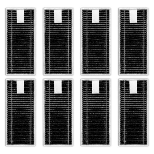 (8 Pack) X9 Pro Omni Replacement HEPA Filters for ECOVACS DEEBOT X8 Pro Omni, X9 Pro Omni, T80 Omni, X8 Omni, X11 OmniCyclone, X11 Pro Omni, Activated Carbon Filters Accessories Kit, Upright Filter