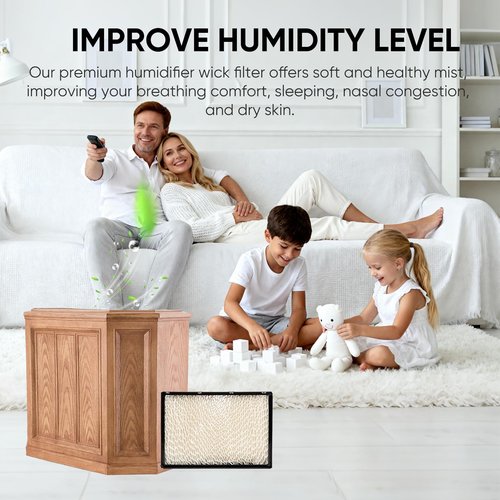 1041 Replacement Humidifier Filter Wick for Aircare, Replacement Filter Fit for AIRCARE Essick Air 427 300, 447 400HB, 4D7 Series, 4DTS Series, 696 Series, 697 Series, ED11 Series Humidifiers